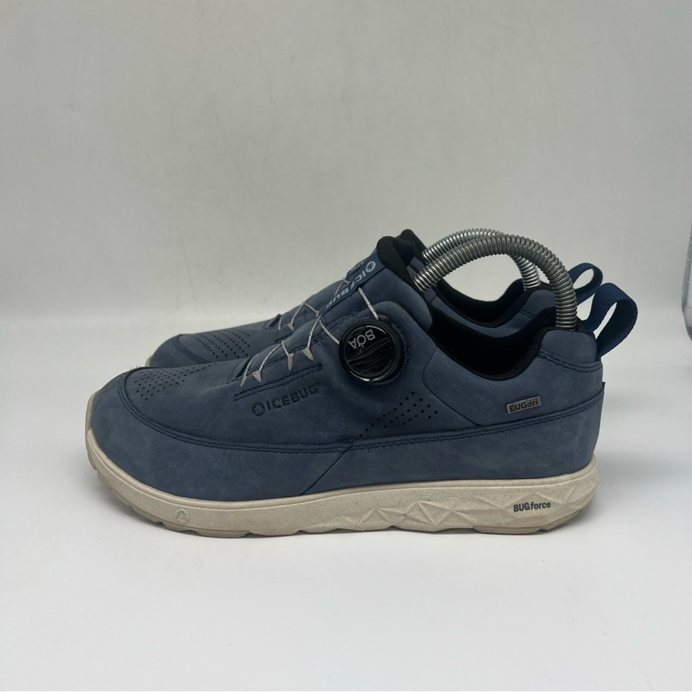 Icebug Ava Biosole Bugdri Shoes Women's Size‎ 6.5 BOA Blue Leather Waterproof